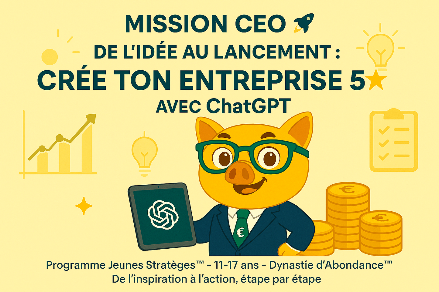 🎁 Kit MISSION CEO – 7 jours pour lancer ton entreprise (Offre gratuite cette semaine)
